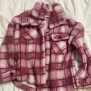 SINCERELY JULES FLUFFLY FLANNEL SHACKETT SIZE 10